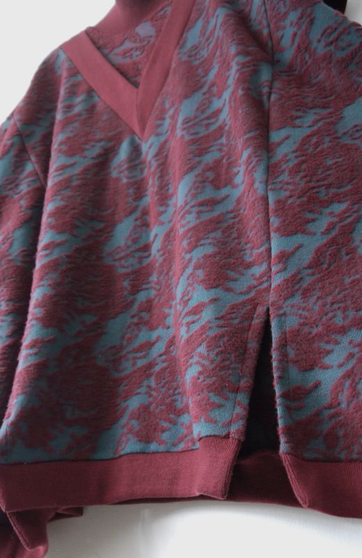 Wolf jacquard vest