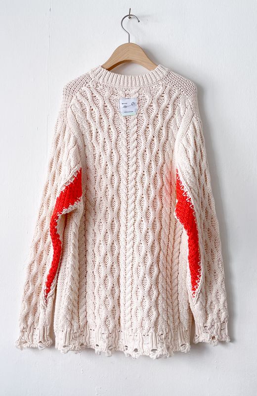 Rib Cable Knit/Oversized