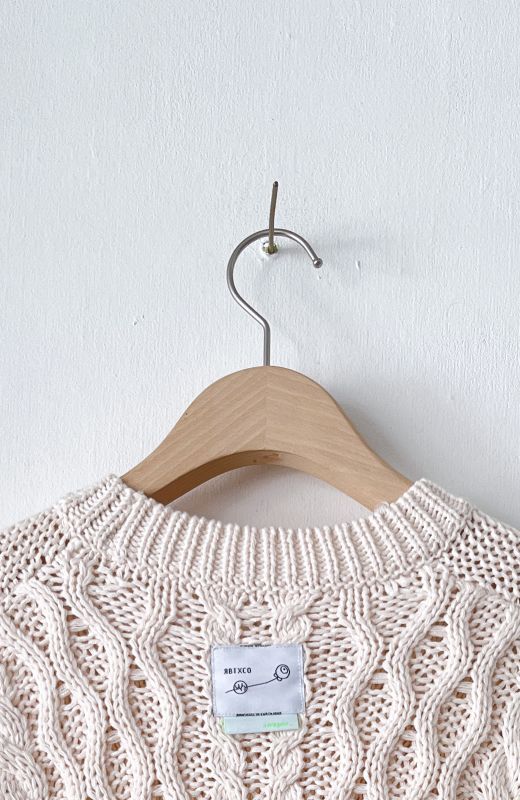 Rib Cable Knit/Oversized