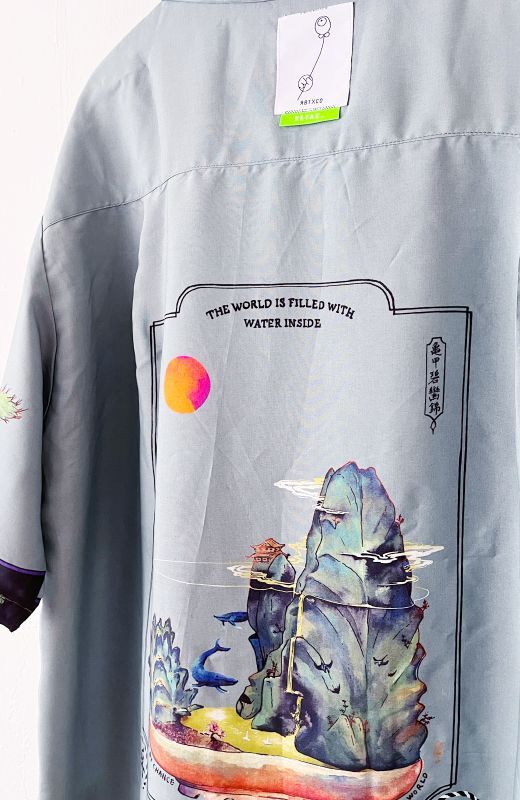 Succulent Bonsai: Ukiyo-e Aloha Shirt