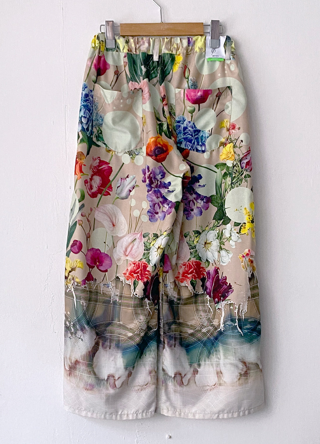 Aging Flower Wide Pants