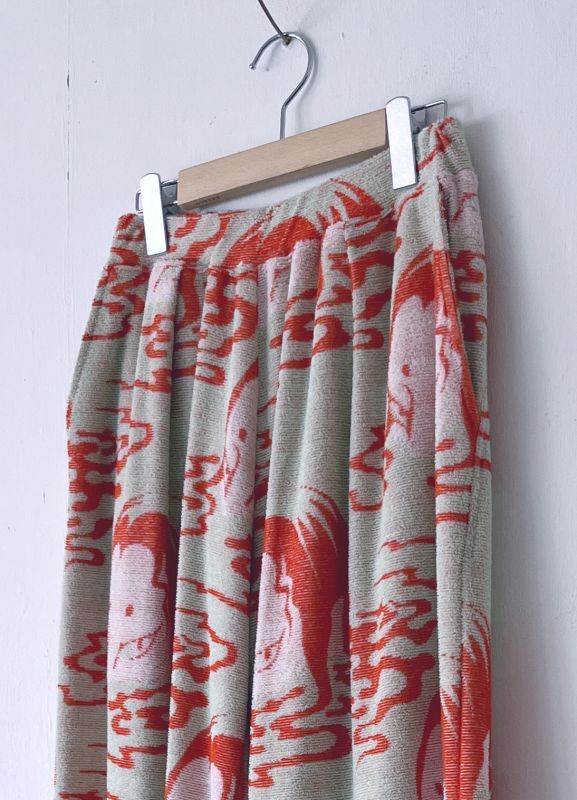 Waterside Pile Jacquard Long Pants