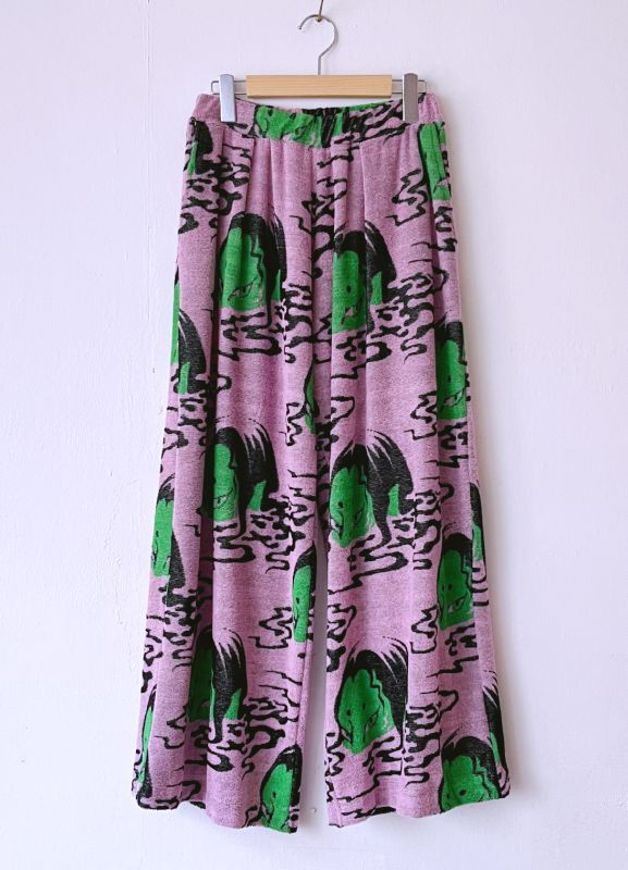 Waterside Pile Jacquard Long Pants