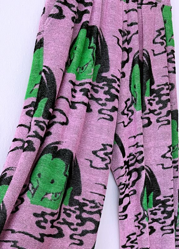 Waterside Pile Jacquard Long Pants