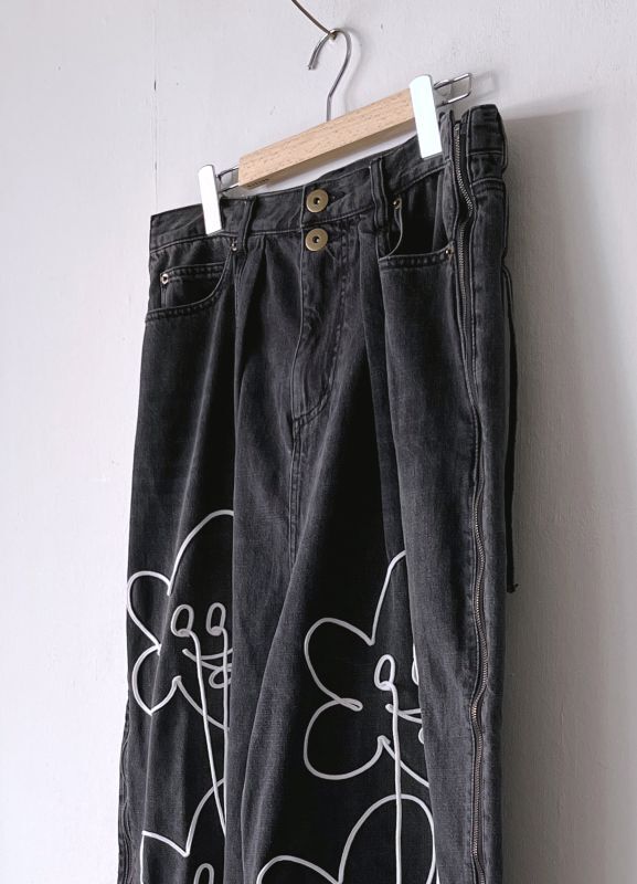 uru uru flower denim