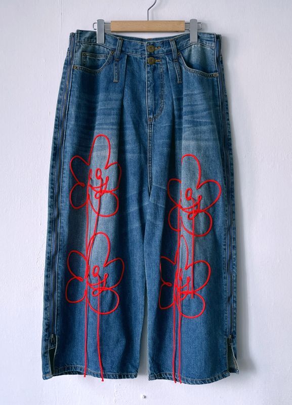 uru uru flower denim
