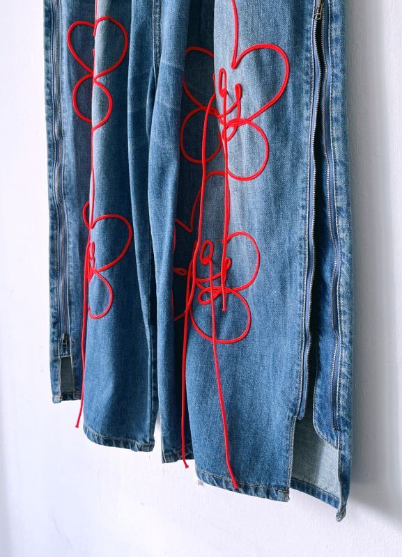 uru uru flower denim