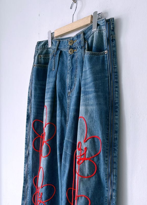 uru uru flower denim