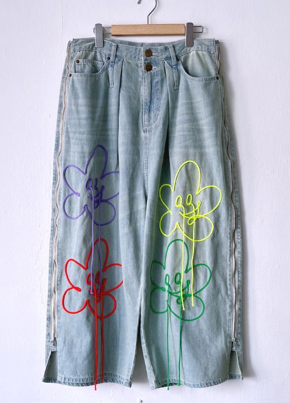 uru uru flower denim