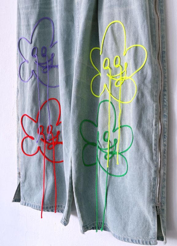 uru uru flower denim