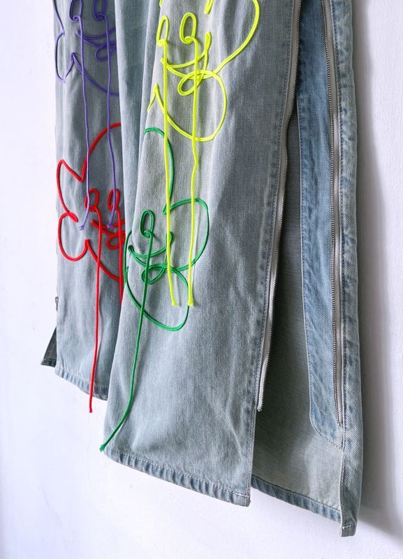 uru uru flower denim