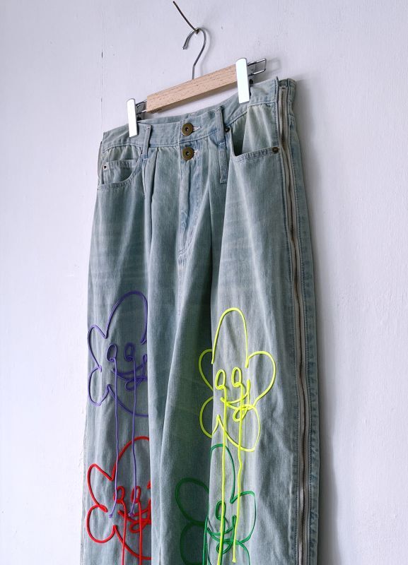 uru uru flower denim