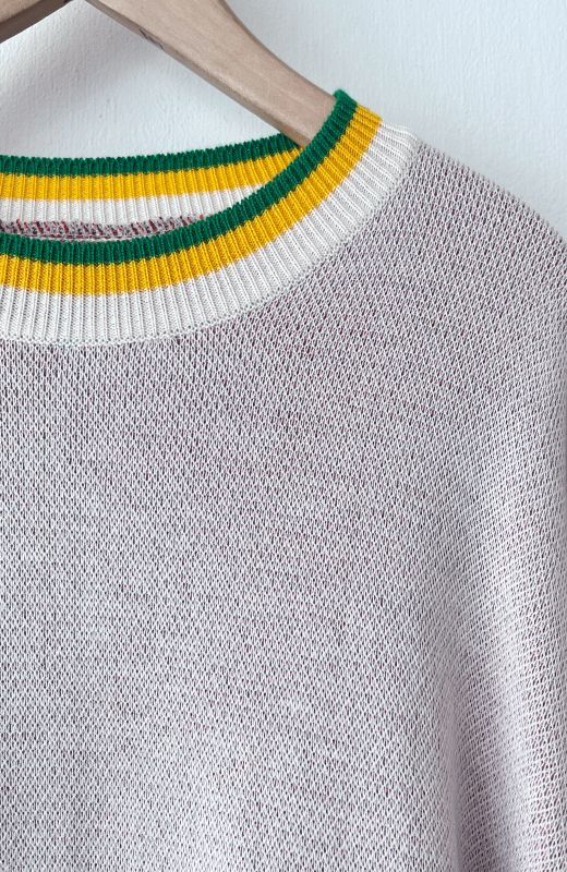 White cat halo pullover
