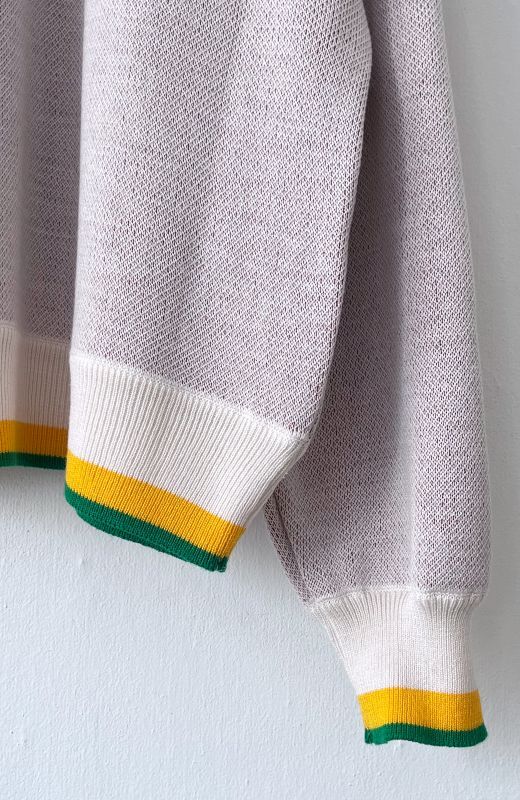 White cat halo pullover