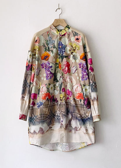 Aging Flower Long Shirt
