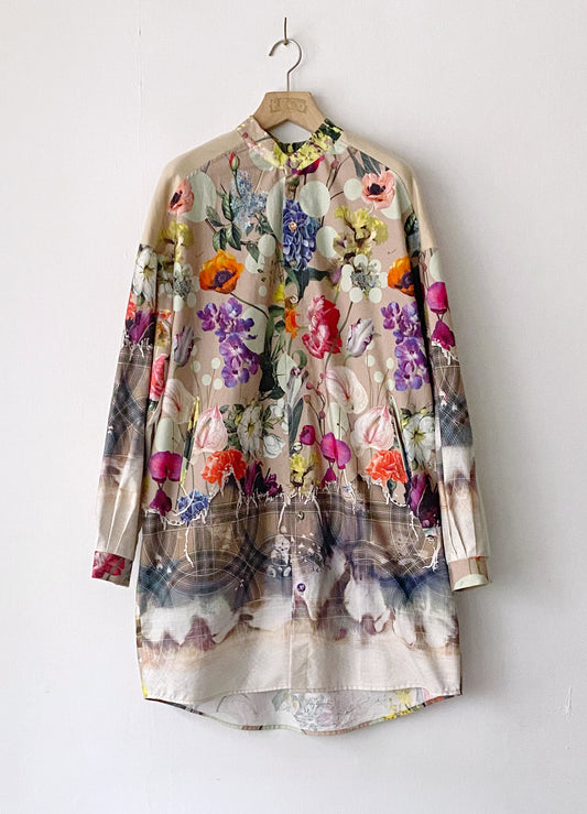 Aging Flower Long Shirt