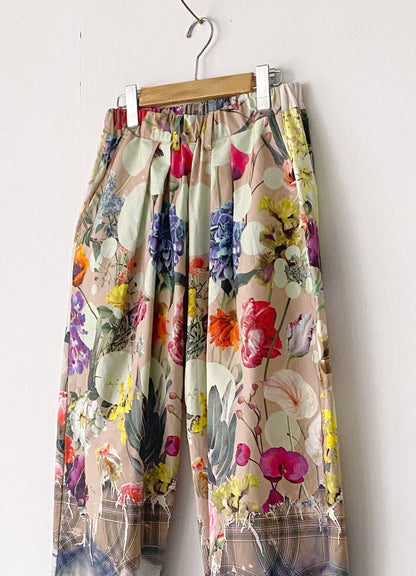Aging Flower 2-Tuck Pants