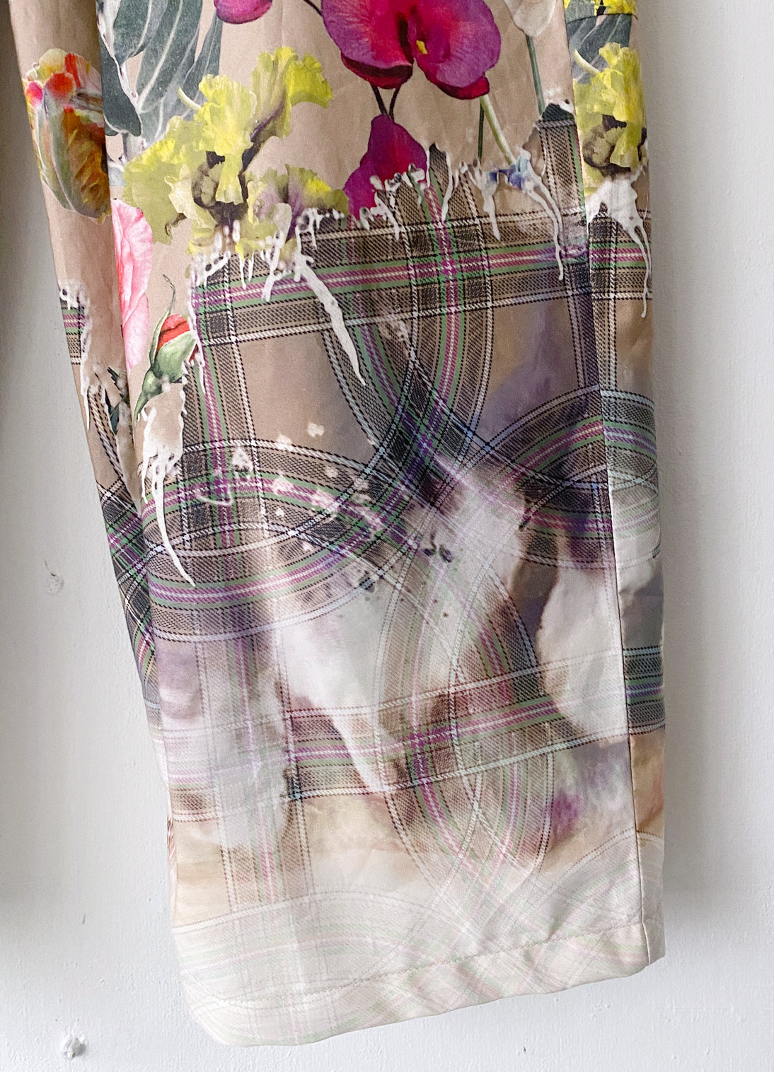 Aging Flower 2-Tuck Pants
