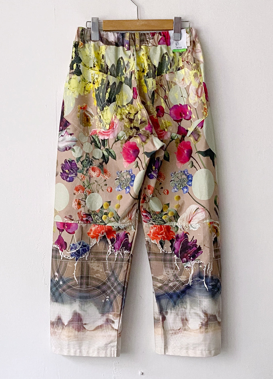 Aging Flower 2-Tuck Pants