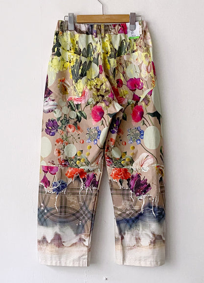 Aging Flower 2-Tuck Pants