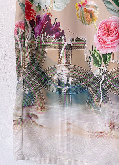 Aging Flower Wide Pants