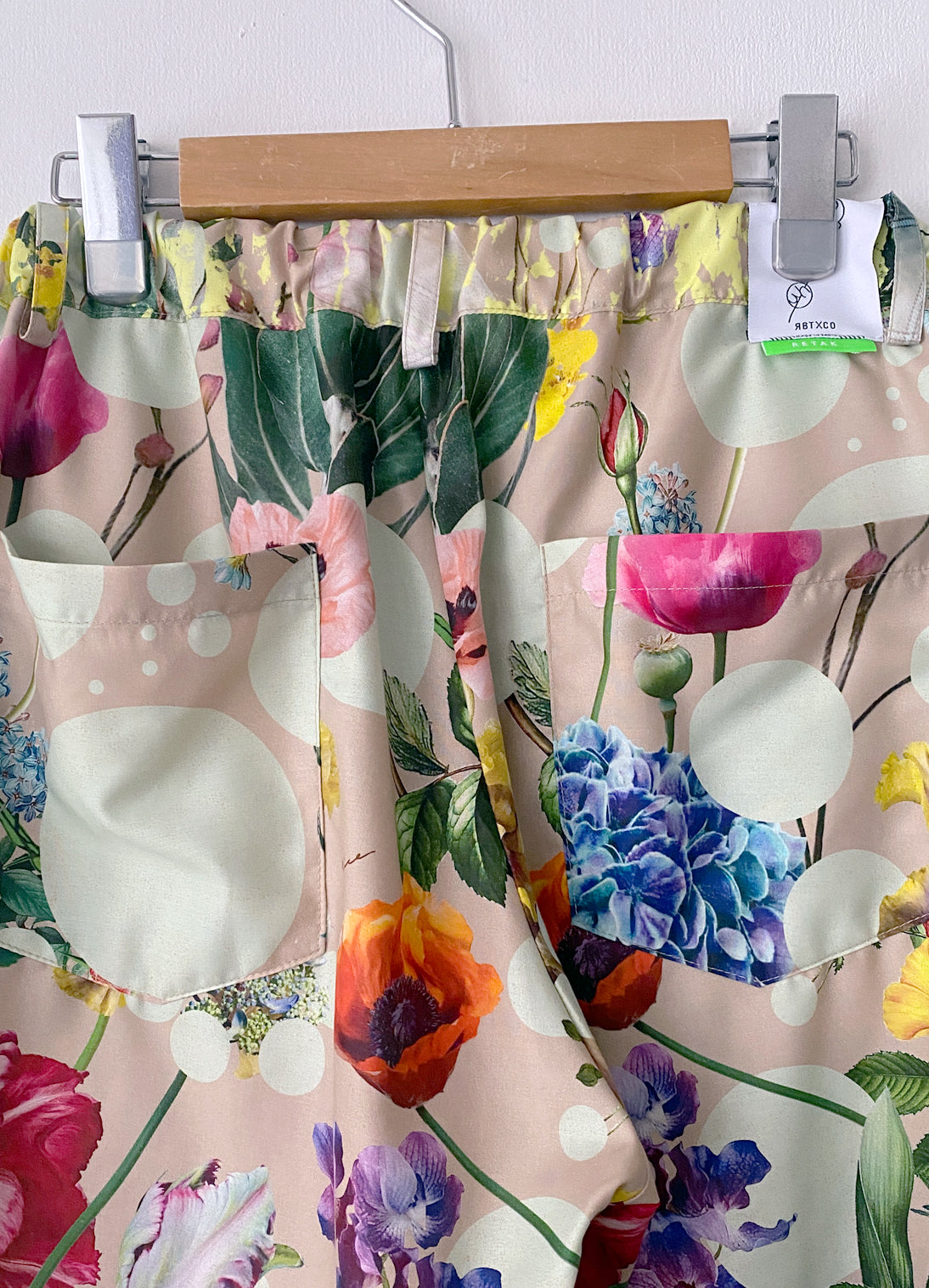 Aging Flower Wide Pants