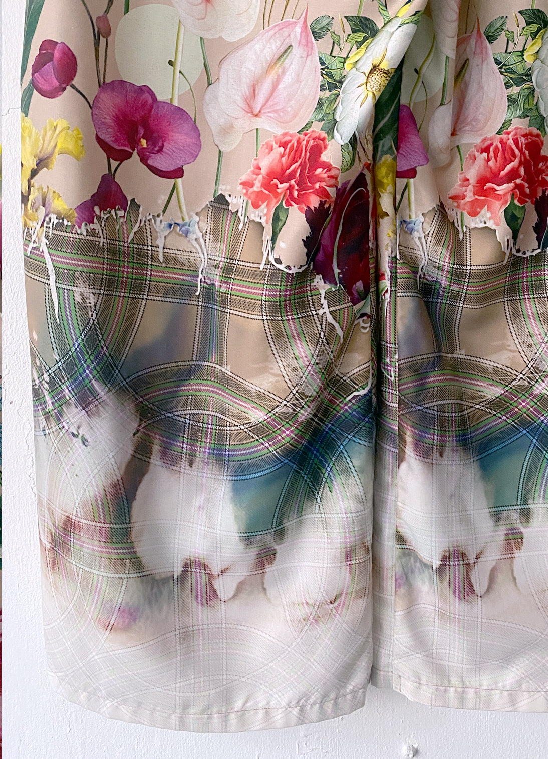 Aging Flower Wide Pants