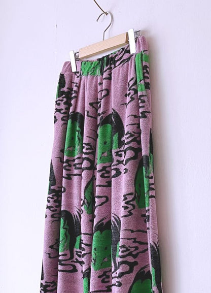 Waterside Pile Jacquard Long Pants