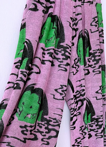 Waterside Pile Jacquard Long Pants
