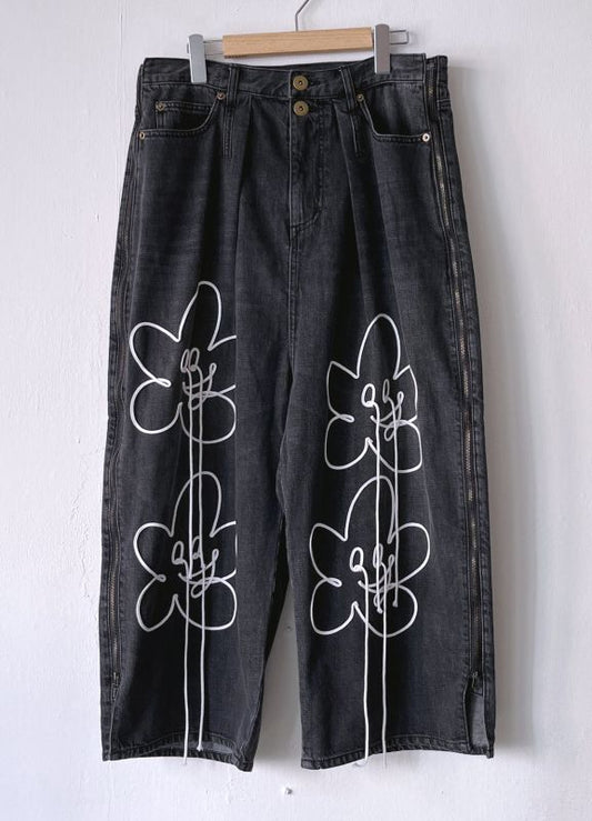 uru uru flower denim