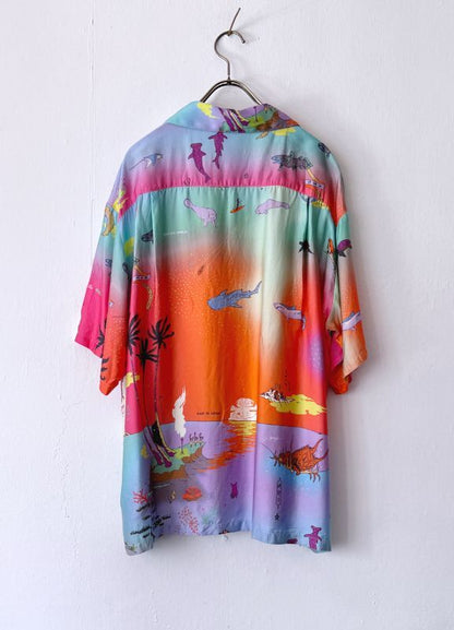 Modern Ukiyoe Aloha Shirt