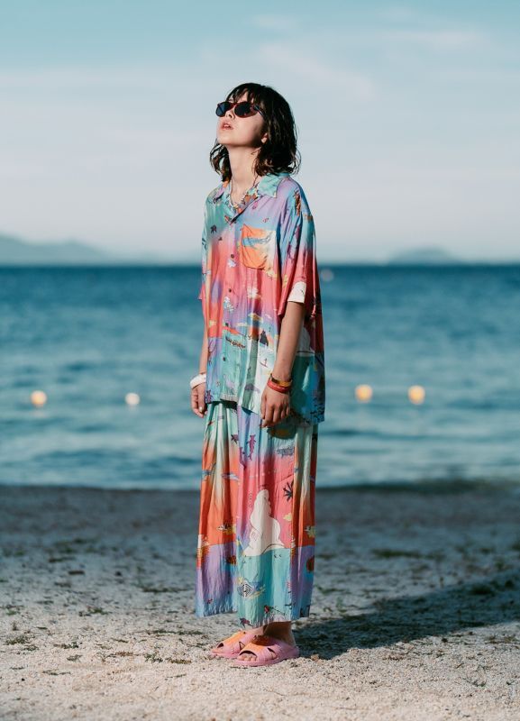 Modern Ukiyoe Aloha Shirt